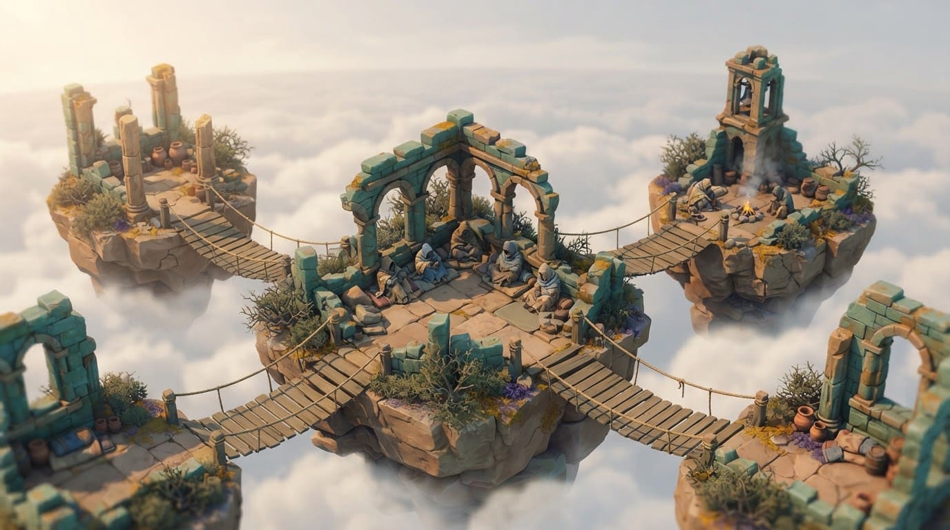 The Floating Monastery Ruins