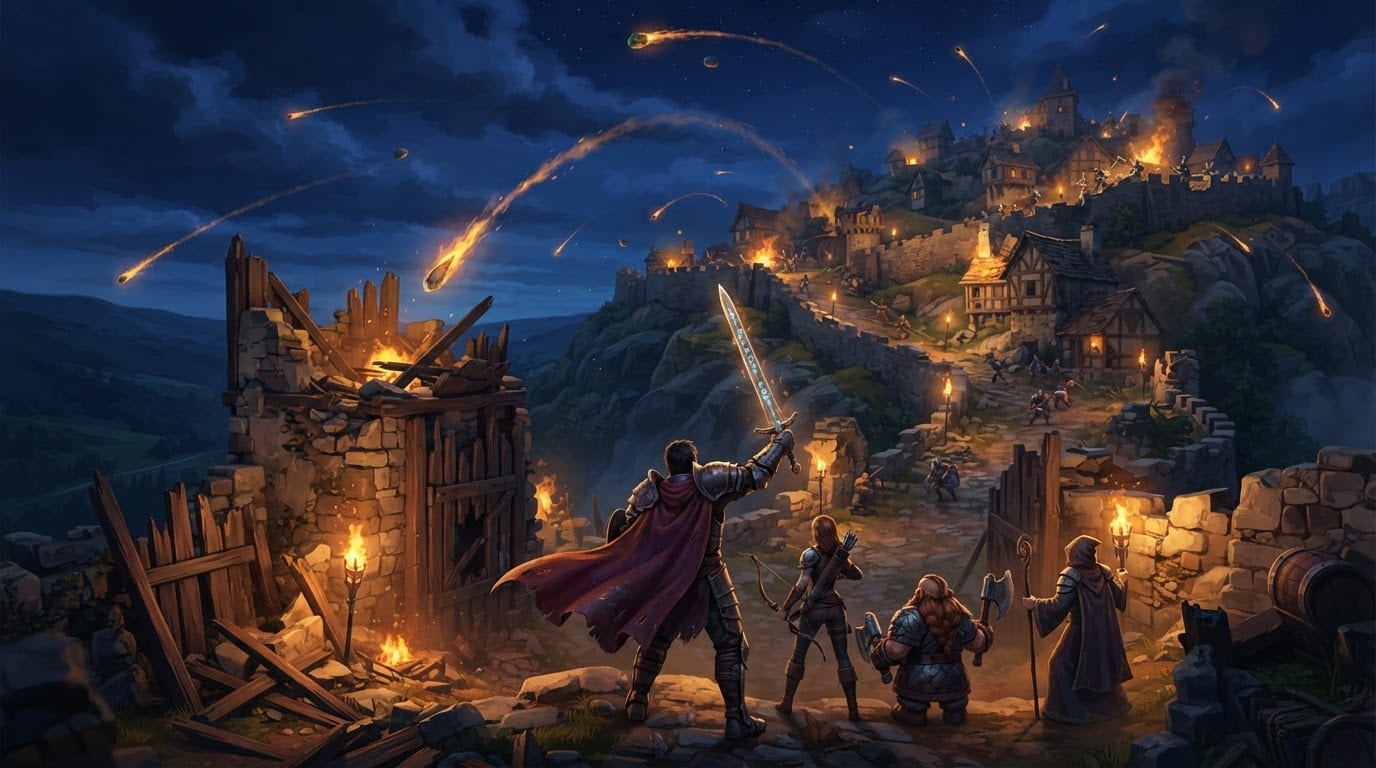 Lead companions through a siege