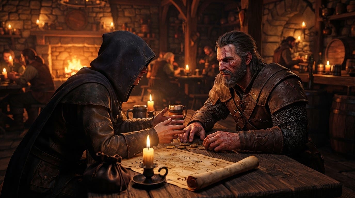 Forge uneasy alliances in taverns