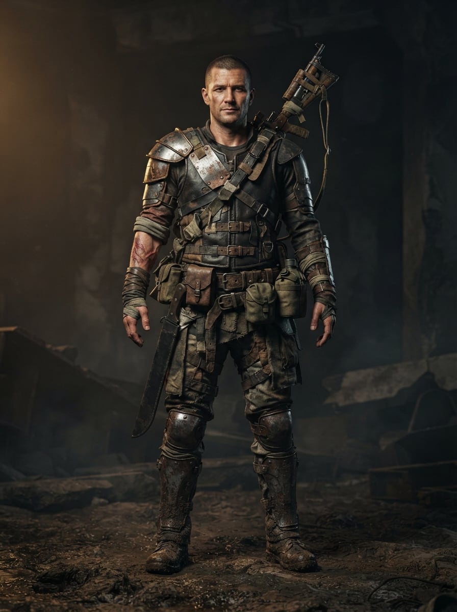 Scarred wilderness survivor