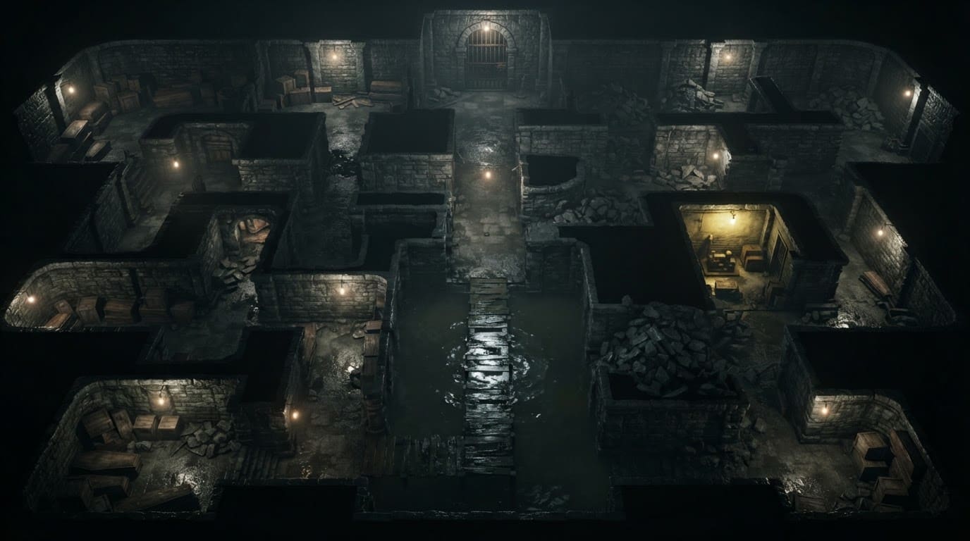 Underground Victorian catacombs
