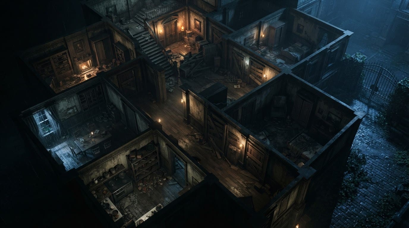 The crumbling Victorian mansion