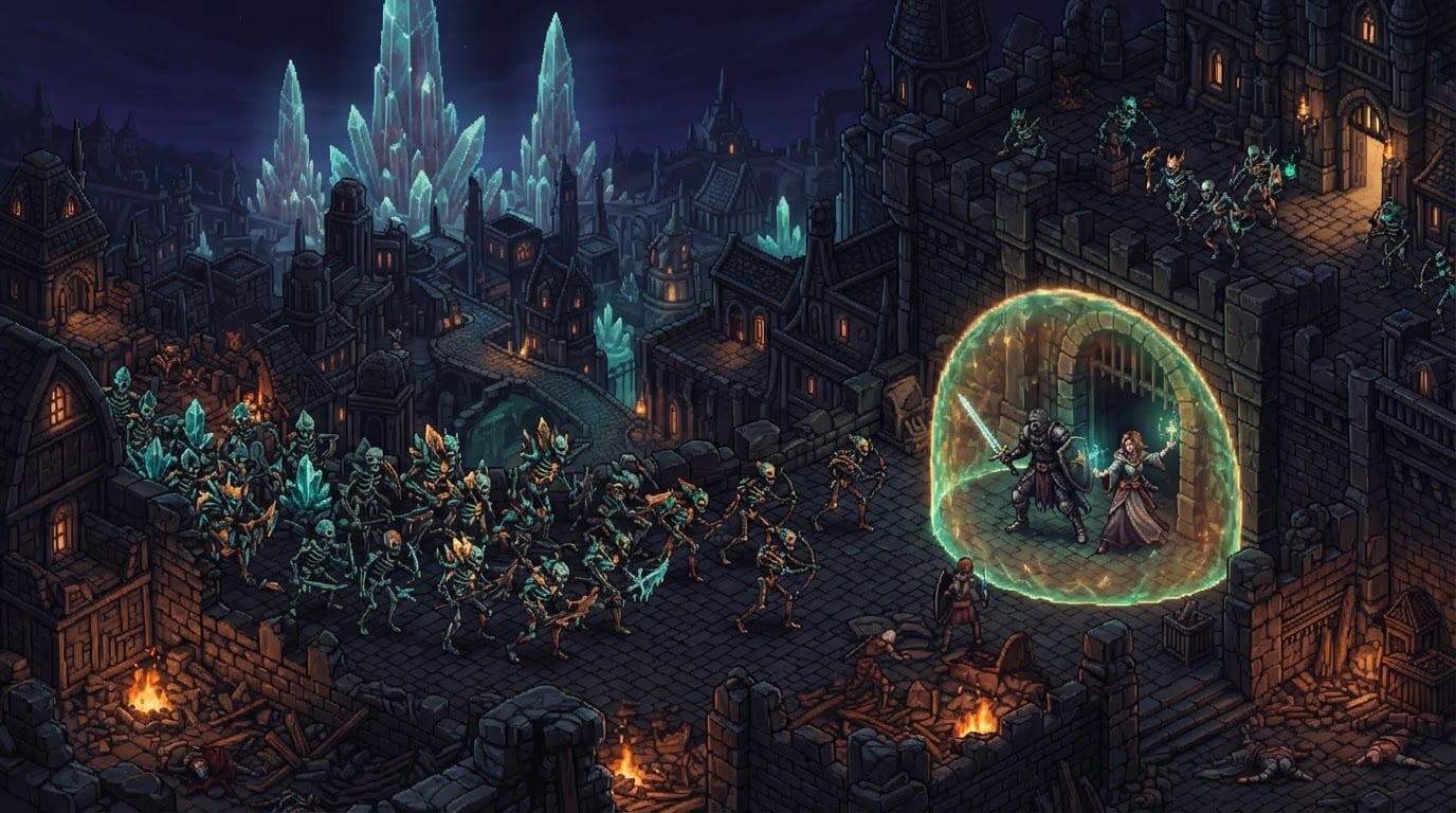 Defender cidades arcanas de invasores