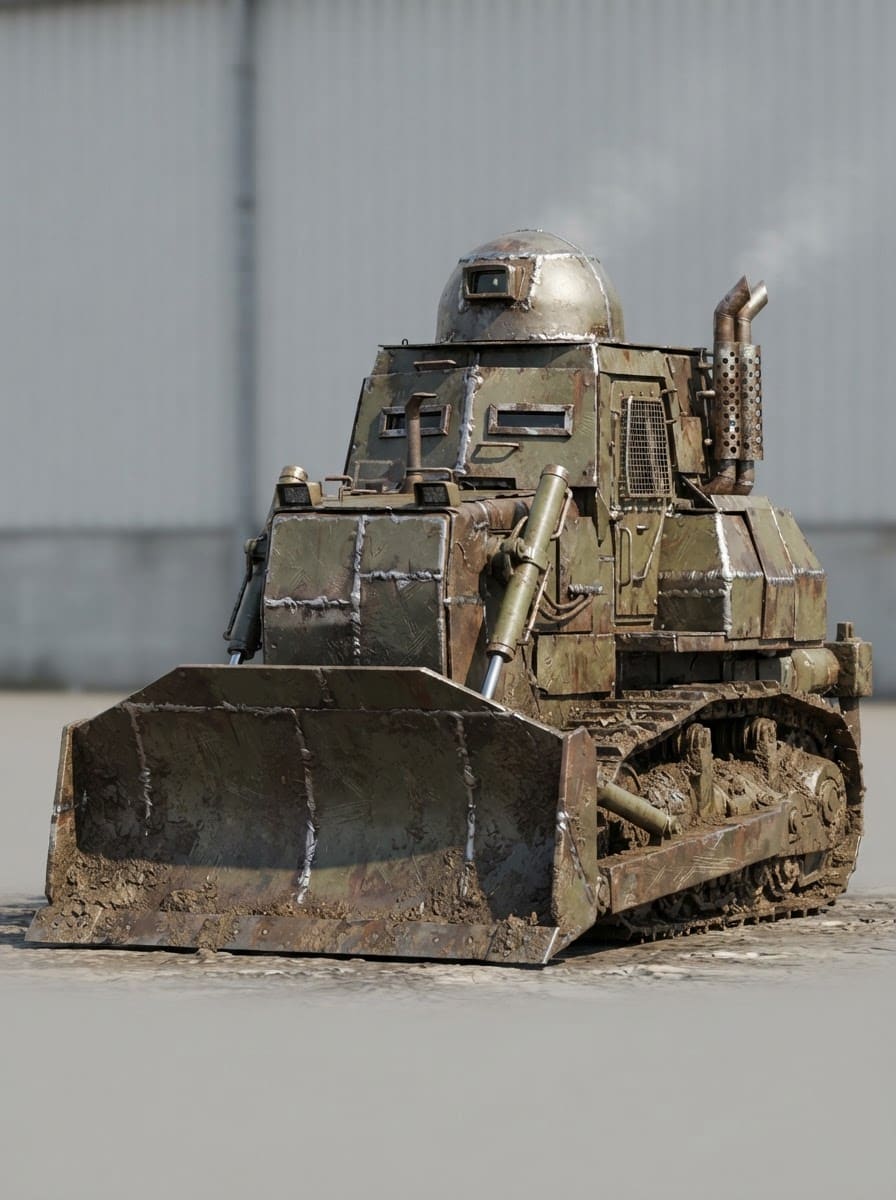 El Killdozer blindado