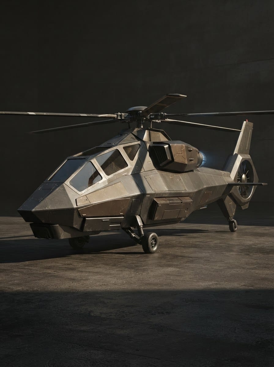 Experimenteller Stealth-Helikopter