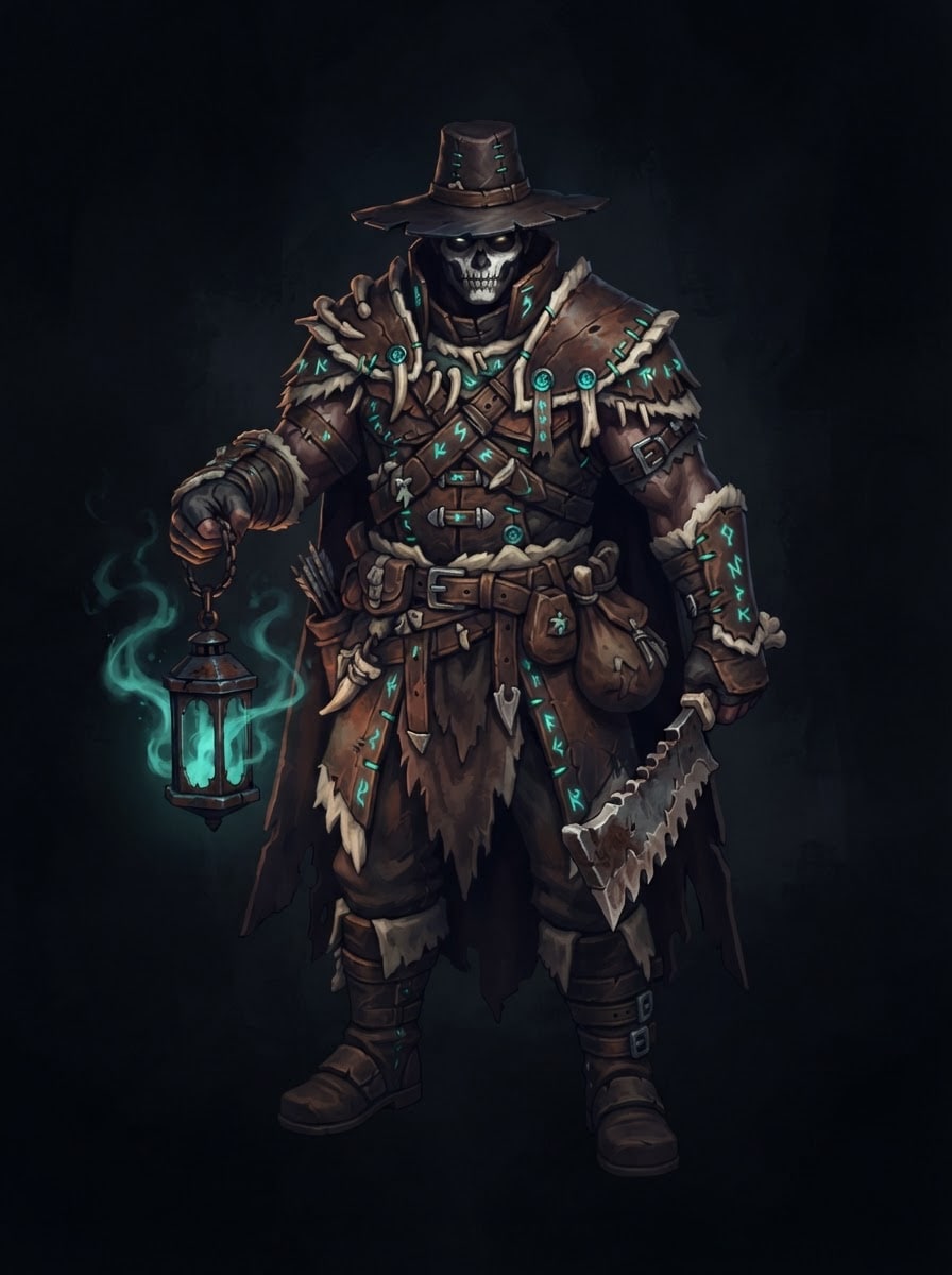 A spirit-bound undead hunter