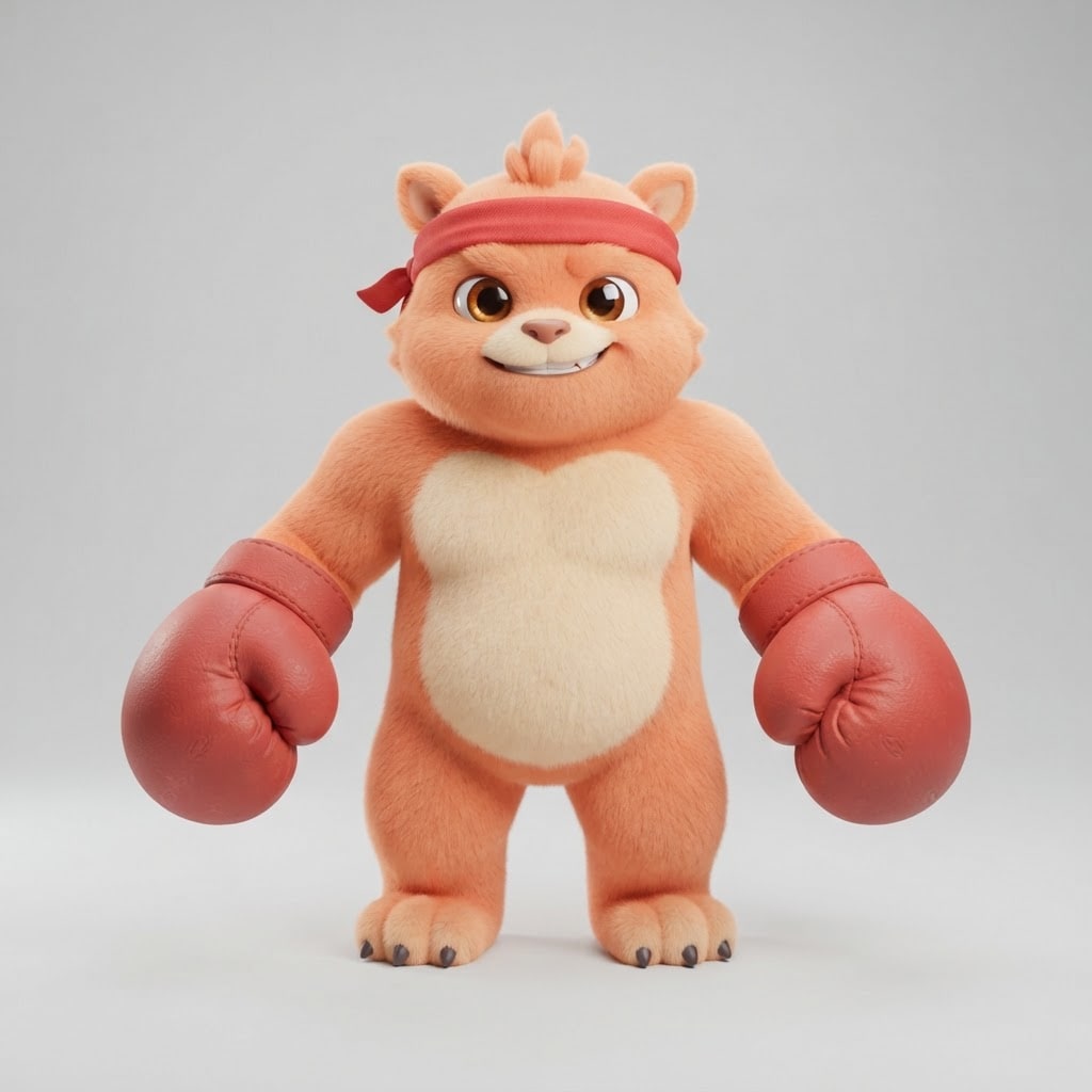 Image: Concept of "Pranko", evolved stocky boxer creature