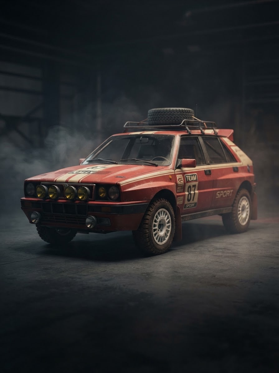 Classic boxy rally wagon
