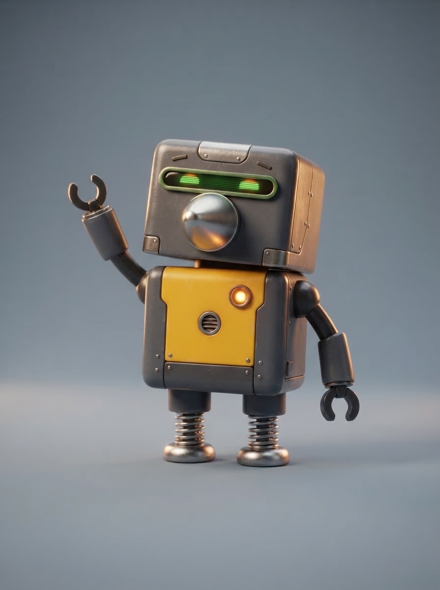 BigNose robô caindo bem