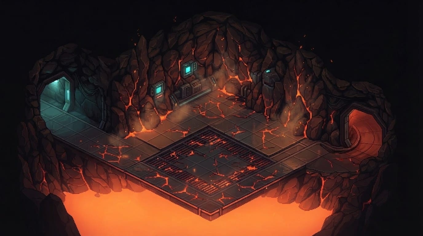 Volcanic Caldera Platform
