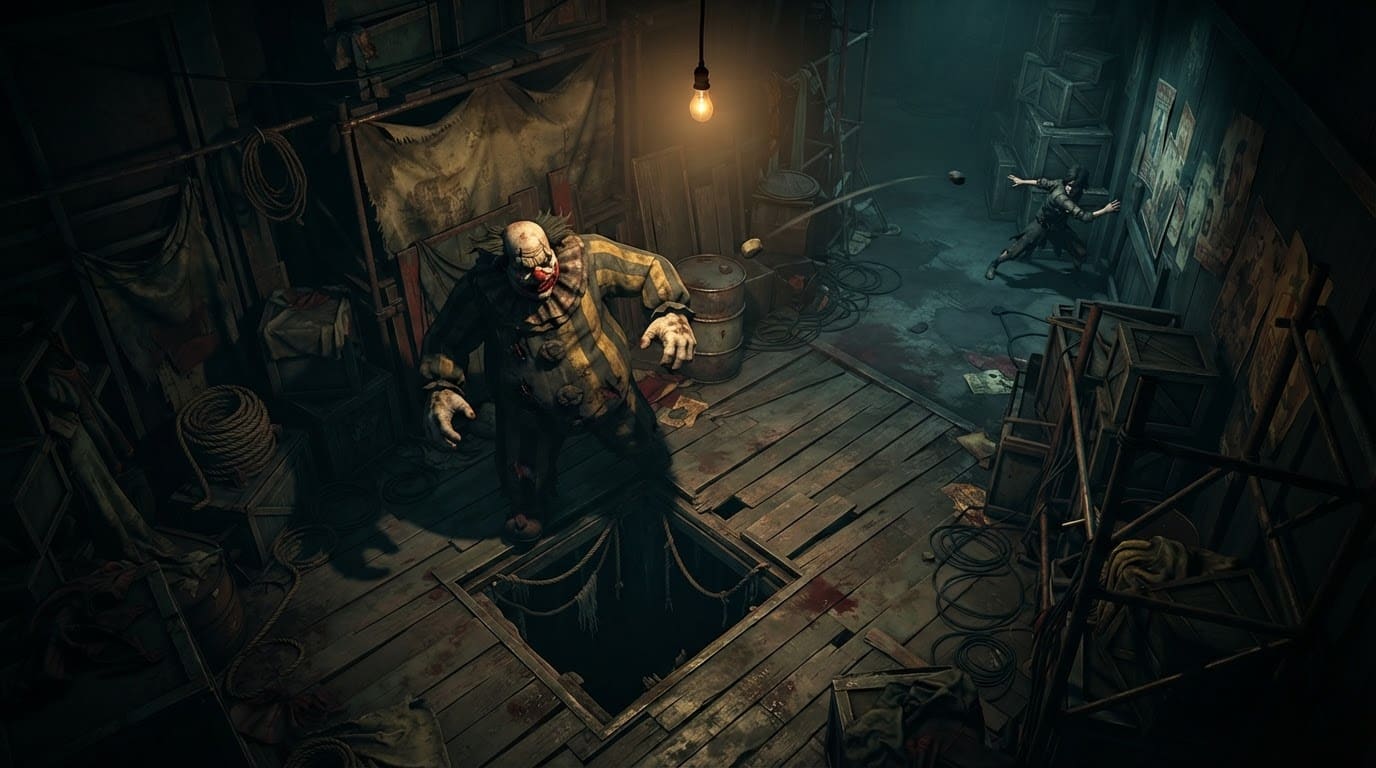 Lure the clown into a trap