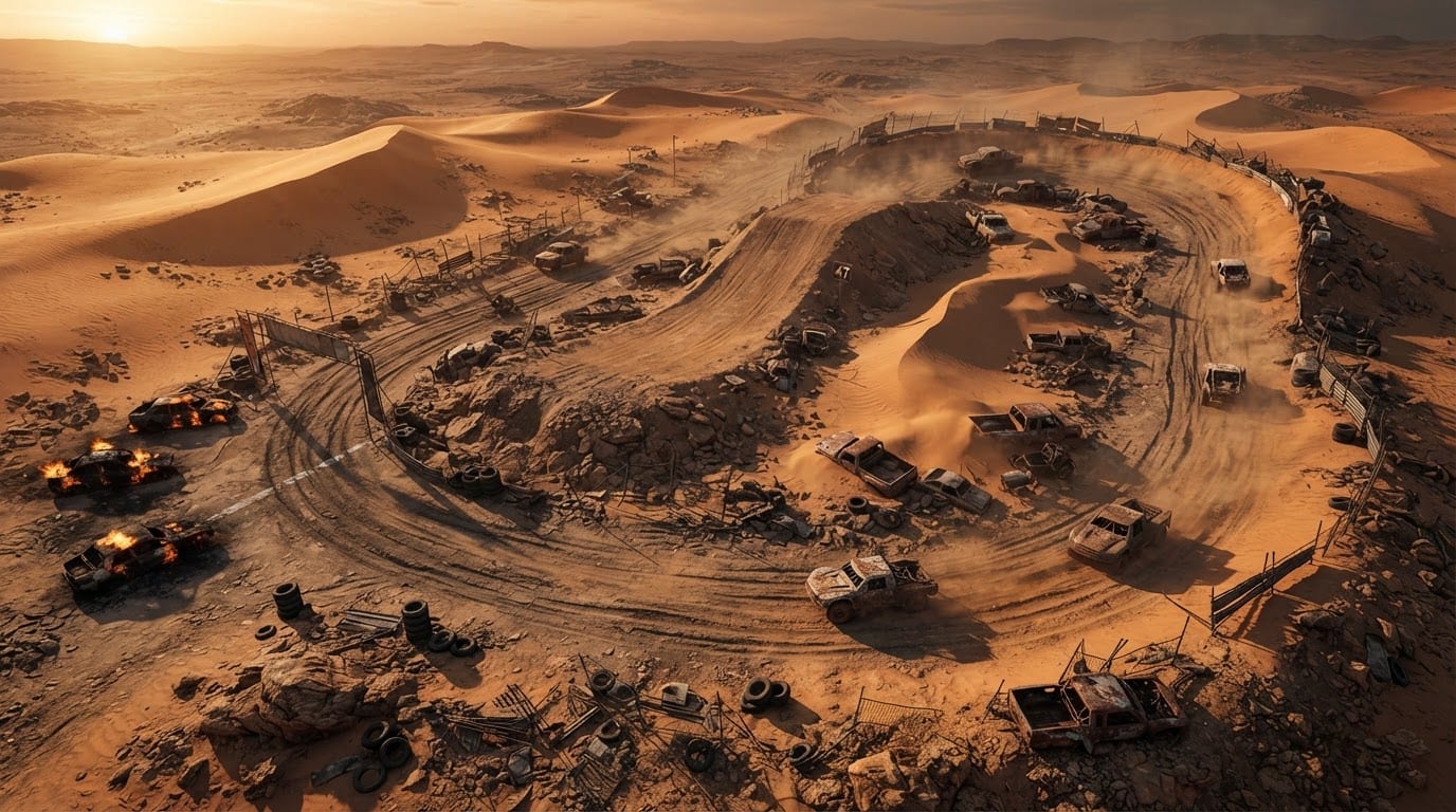 The scrapyard dune circuit