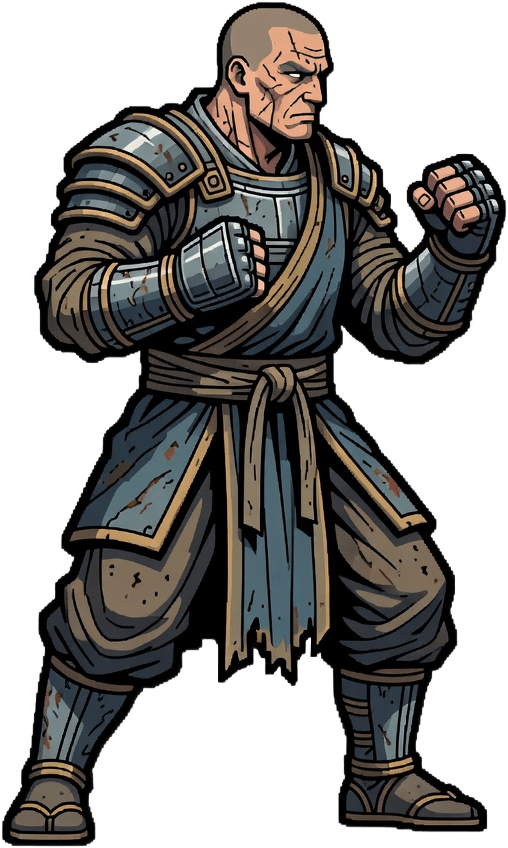 Iron Monk Fighter Sprite