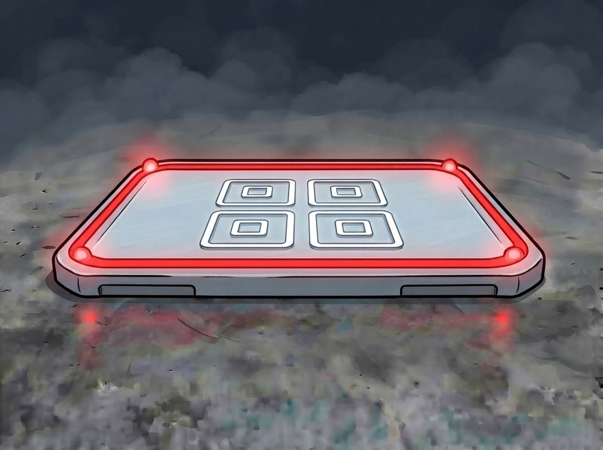 Red-outlined resource pad
