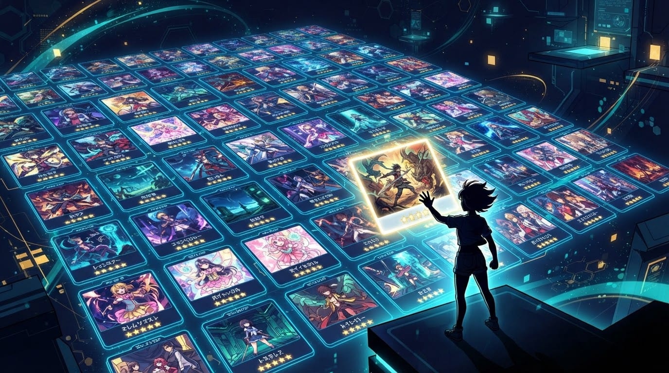 Browse and launch your anime game