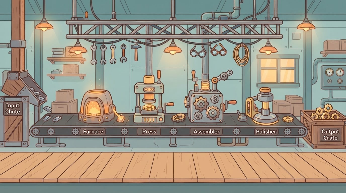 The Kitty Co. factory floor