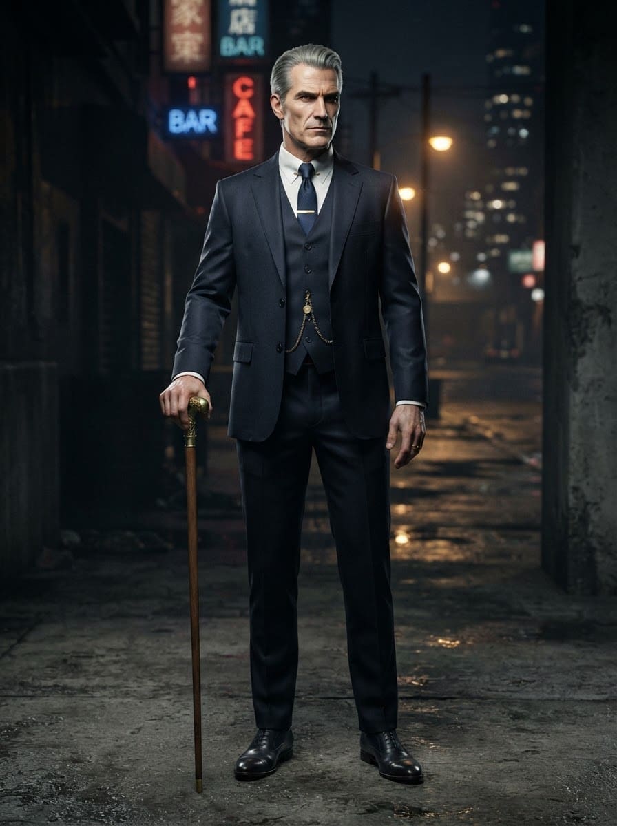 The sharp-dressed crime boss