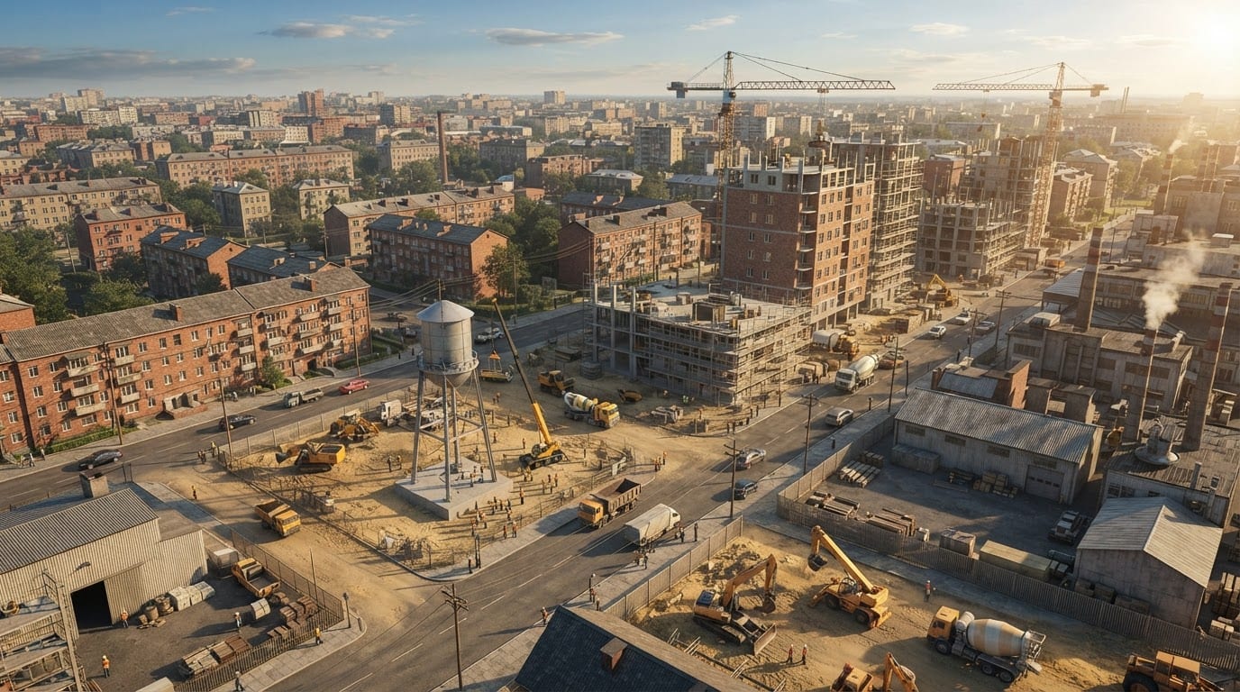 Build the growing districts