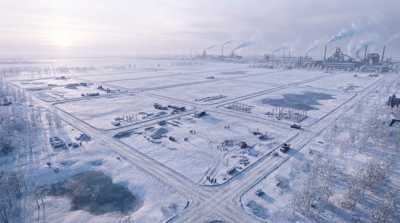 Arctic permafrost delta