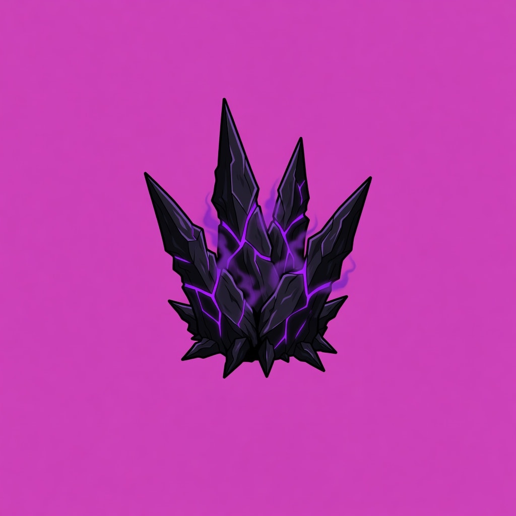 Dark Violet Soul Spike Burst