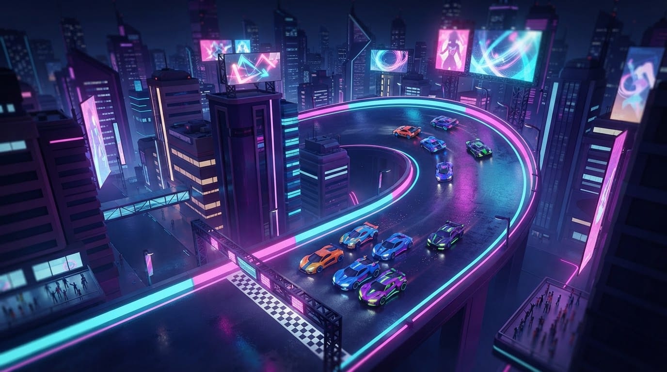 Neon City Night Track