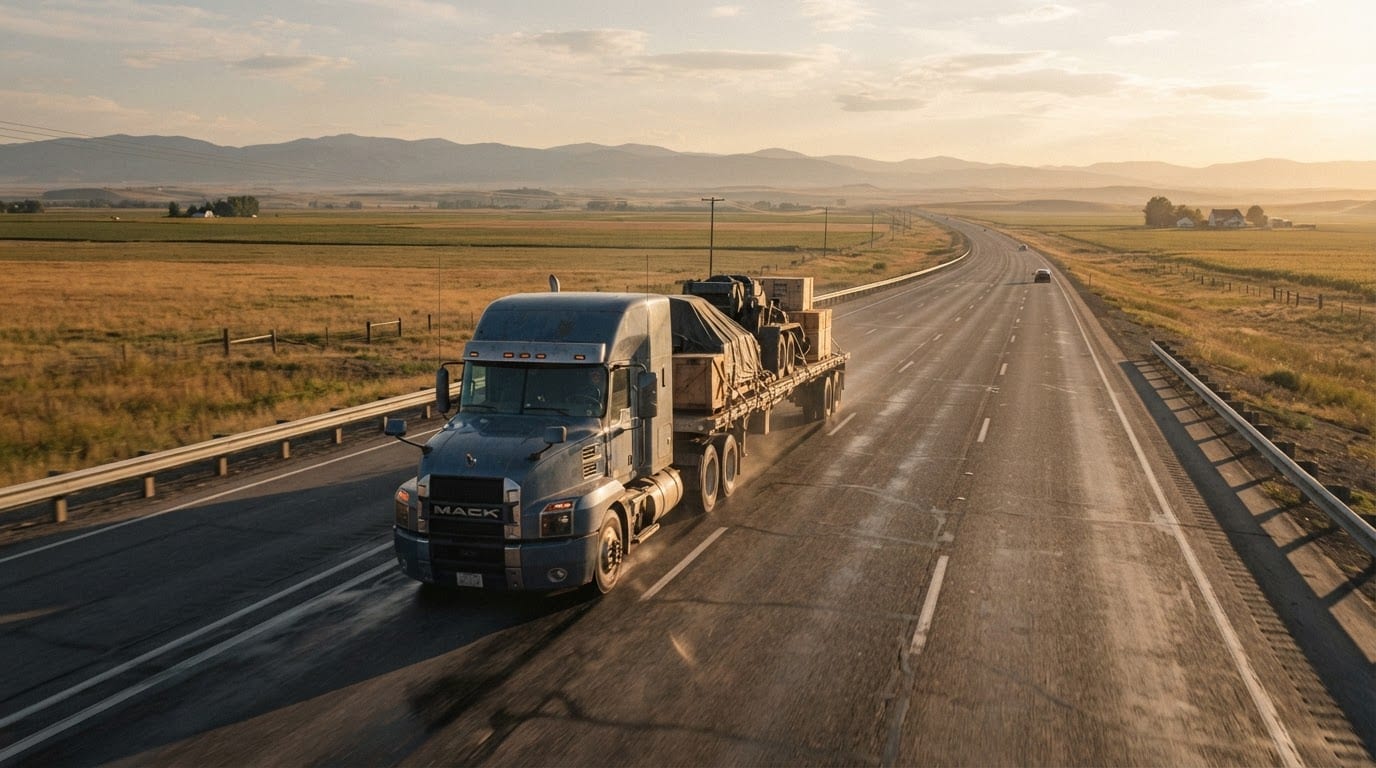 Haul cargo across highways