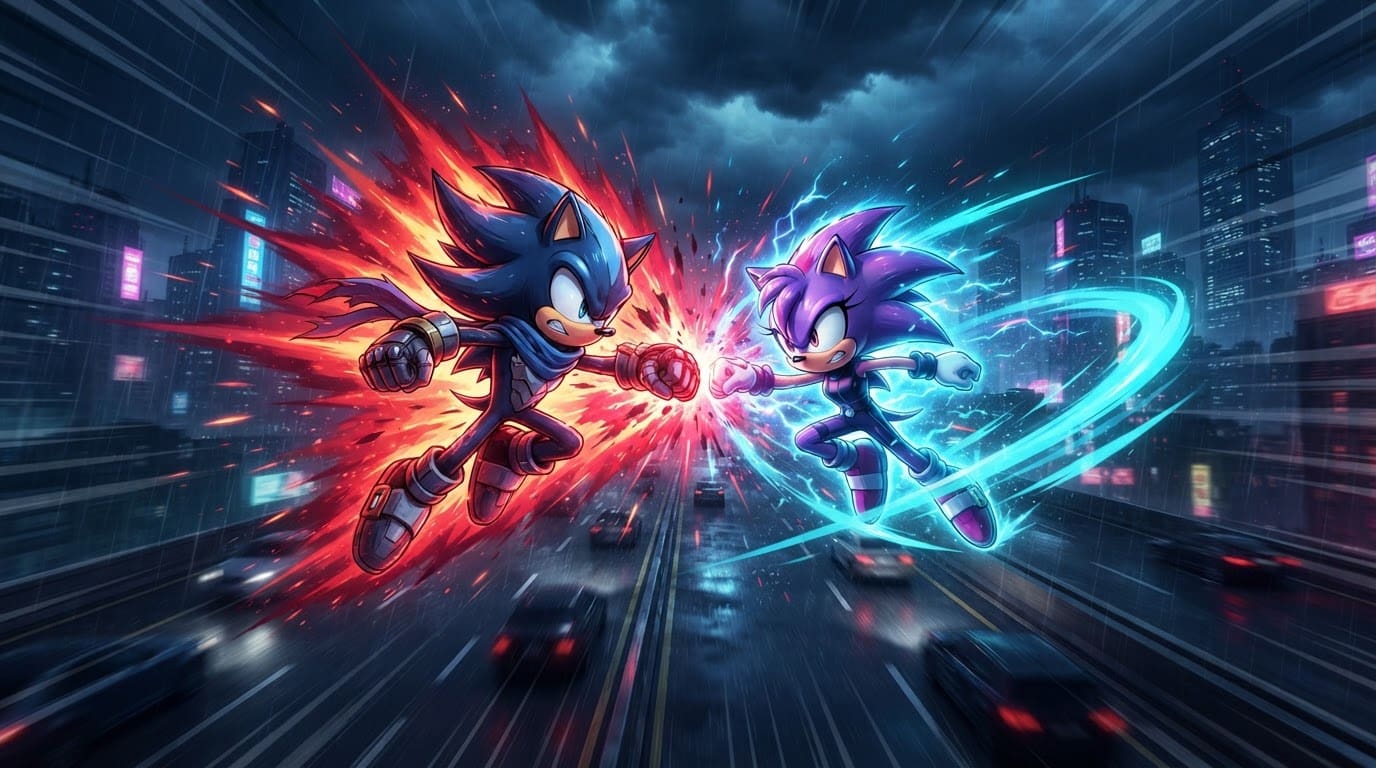 Battle a Rival at High Speed