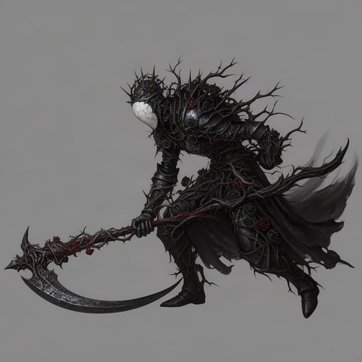 Dark Fantasy Scythe Boss