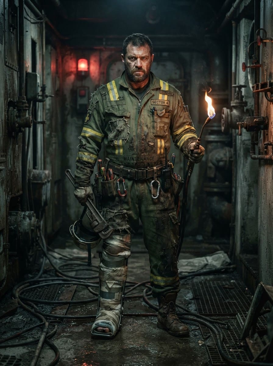 Injured base engineer