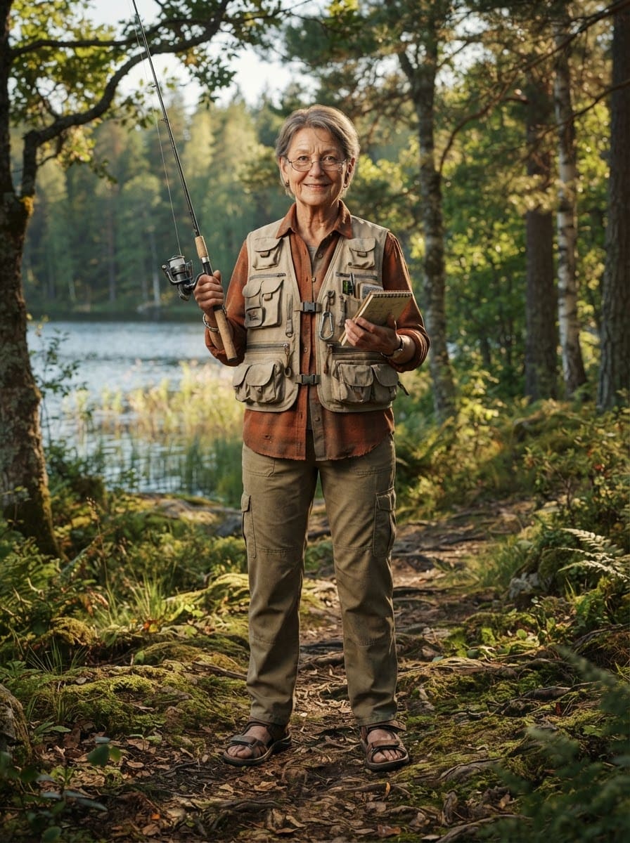 A retired scientist turned angler
