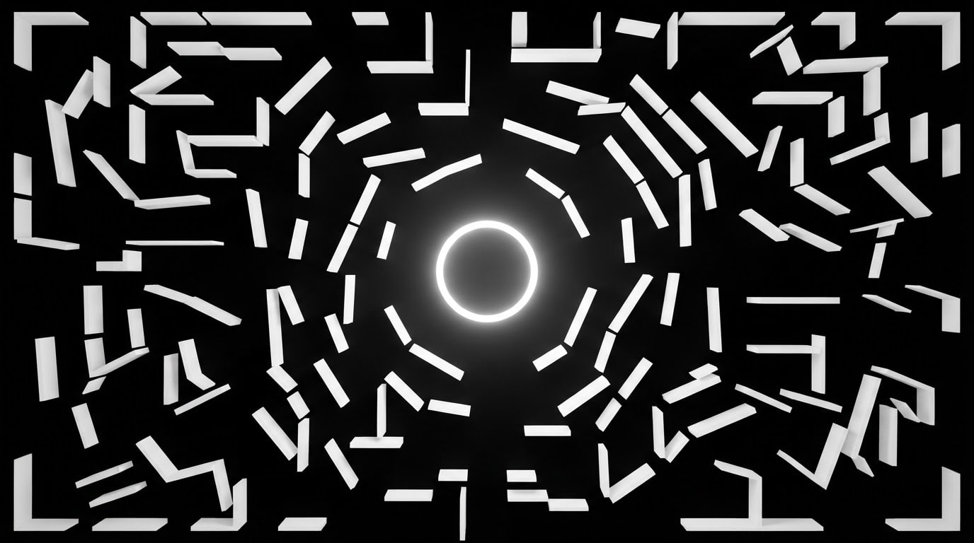 The broken wall maze