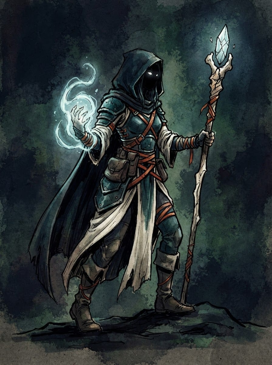 The Hooded Bone Witch