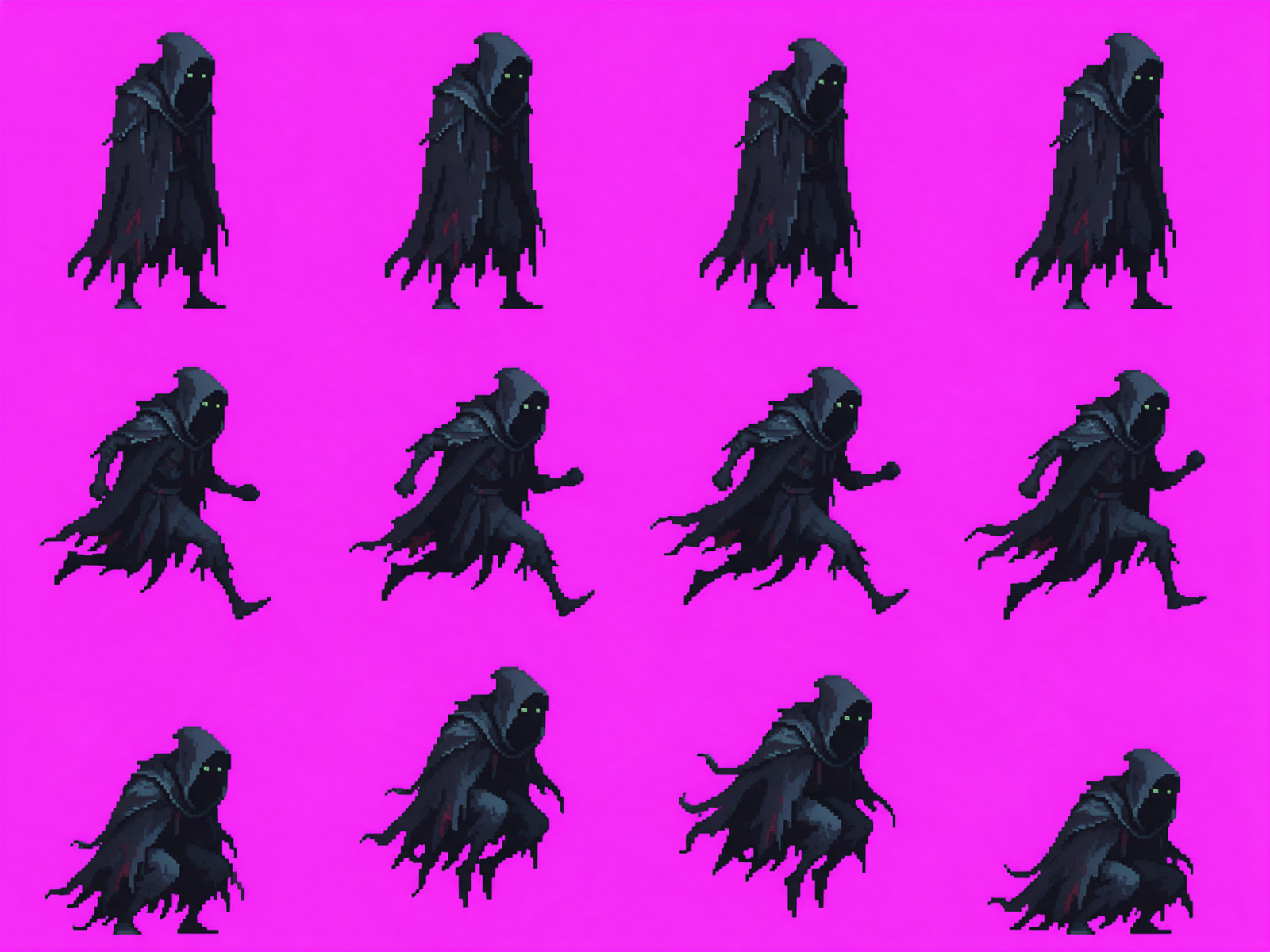 Dark Death - Player Sprite Sheet