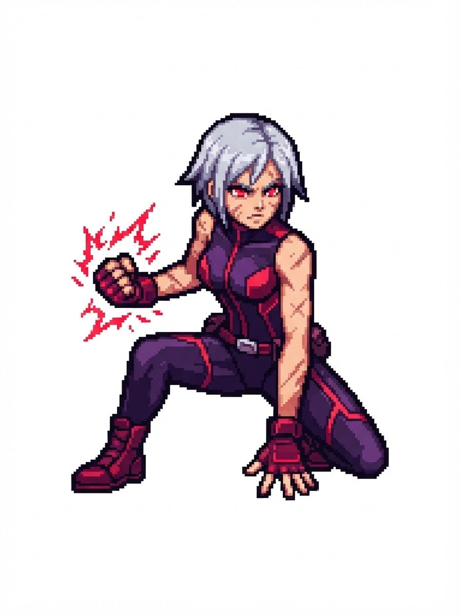 Scarred energy assassin