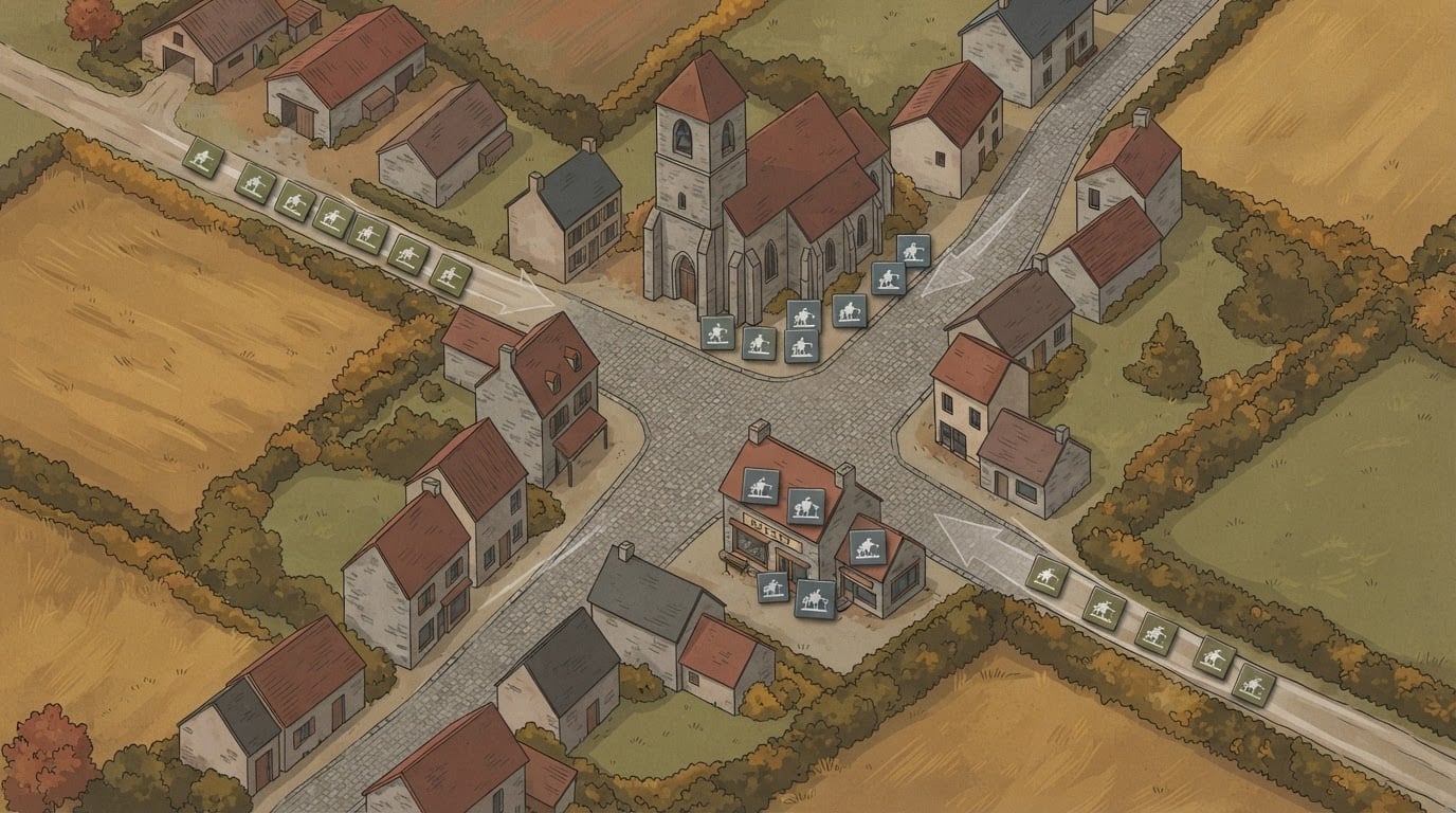 Flank and Capture the Town