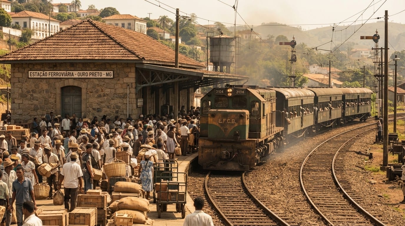 Cruzar estações movimentadas
