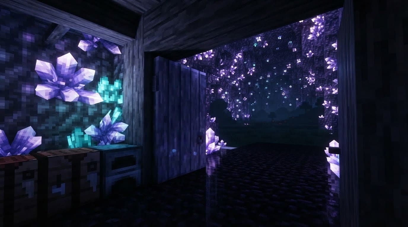 Descobrir uma caverna de cristais
