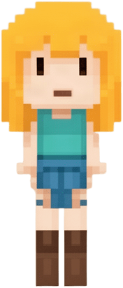 Blonde Female Character