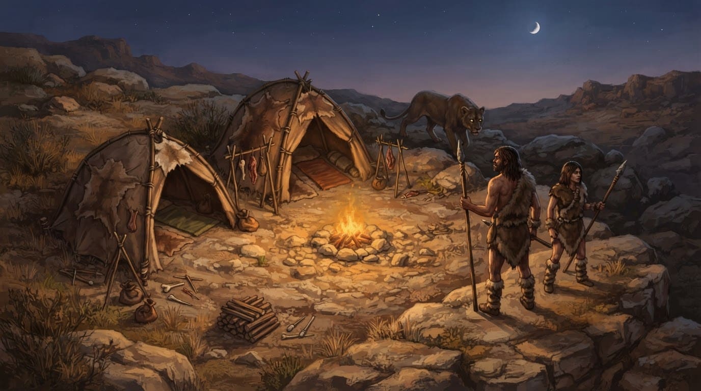 Defend camp from predators