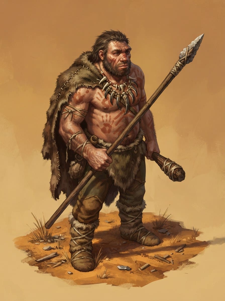 Neanderthal elder hunter