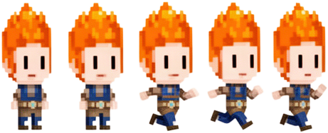 Chibi Orange Haired Runner