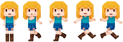 Blonde Chibi Runner