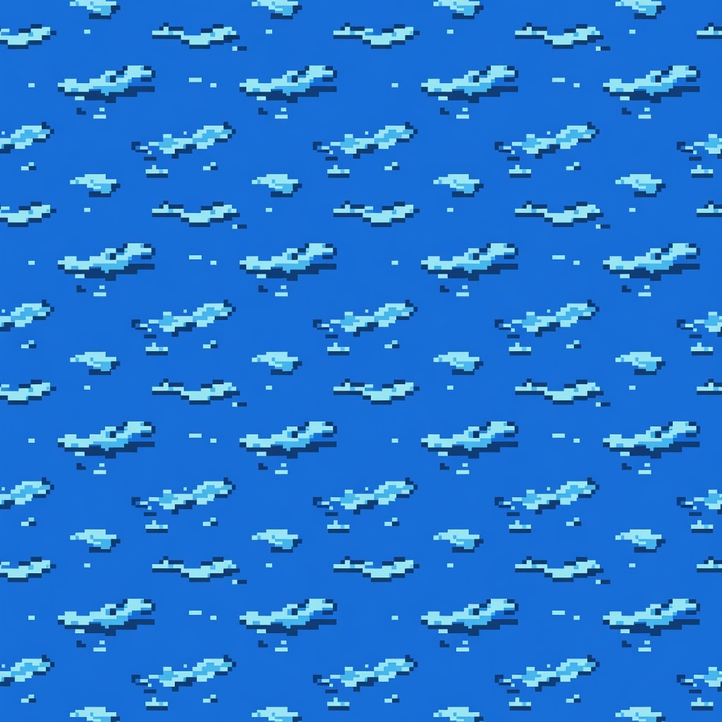 Pixel water tile