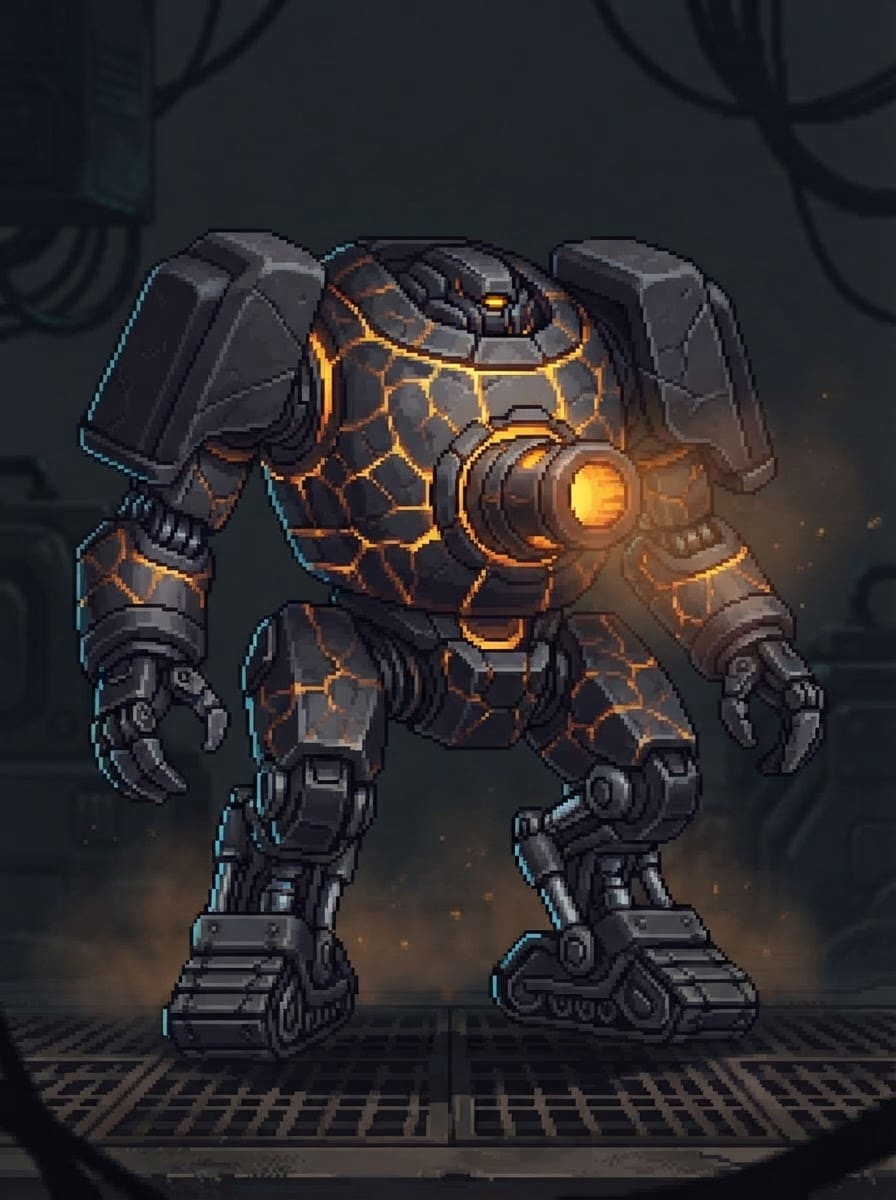 The tracked assault mech