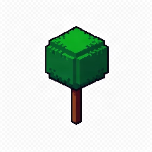 Tall Voxel Tree
