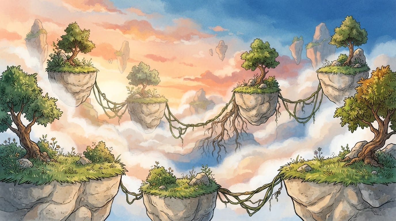 Floating sky islands