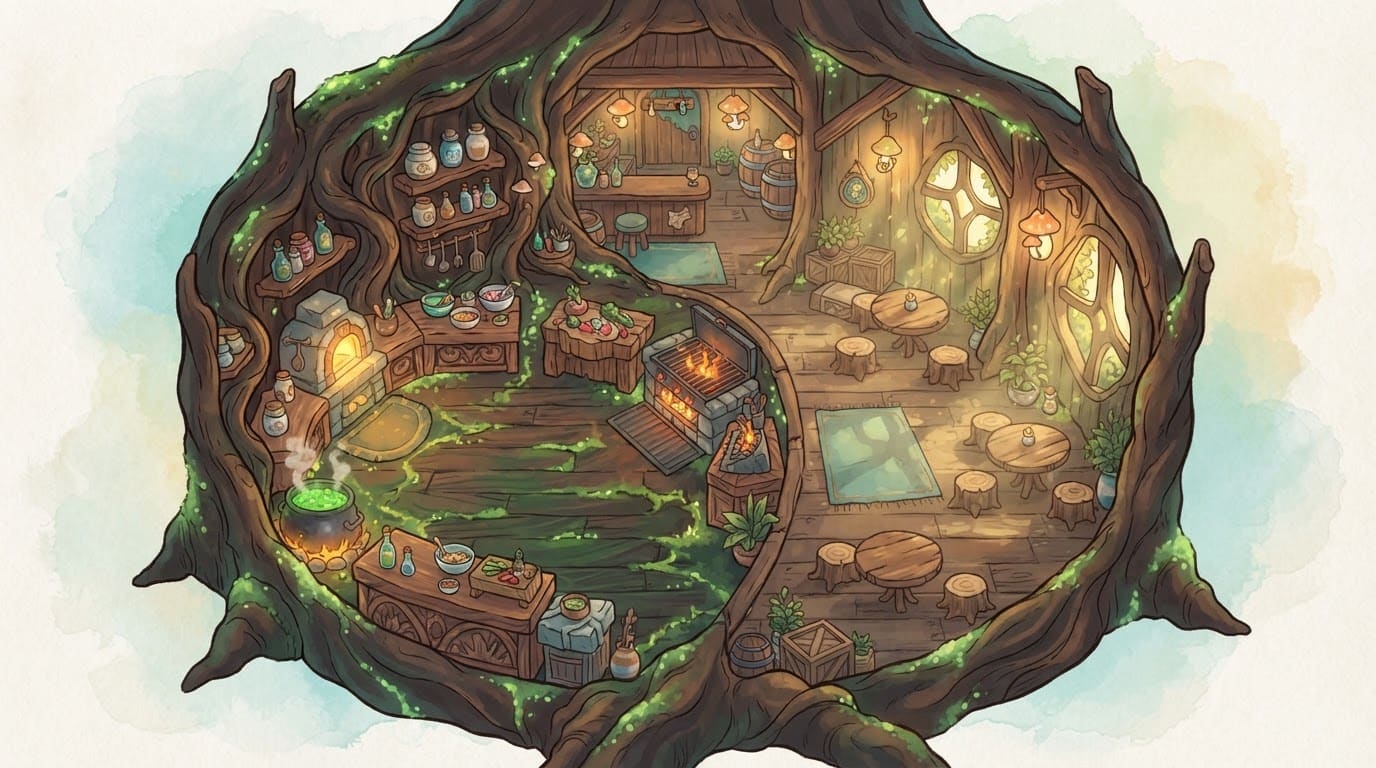 La Cafetería del Bosque Encantado