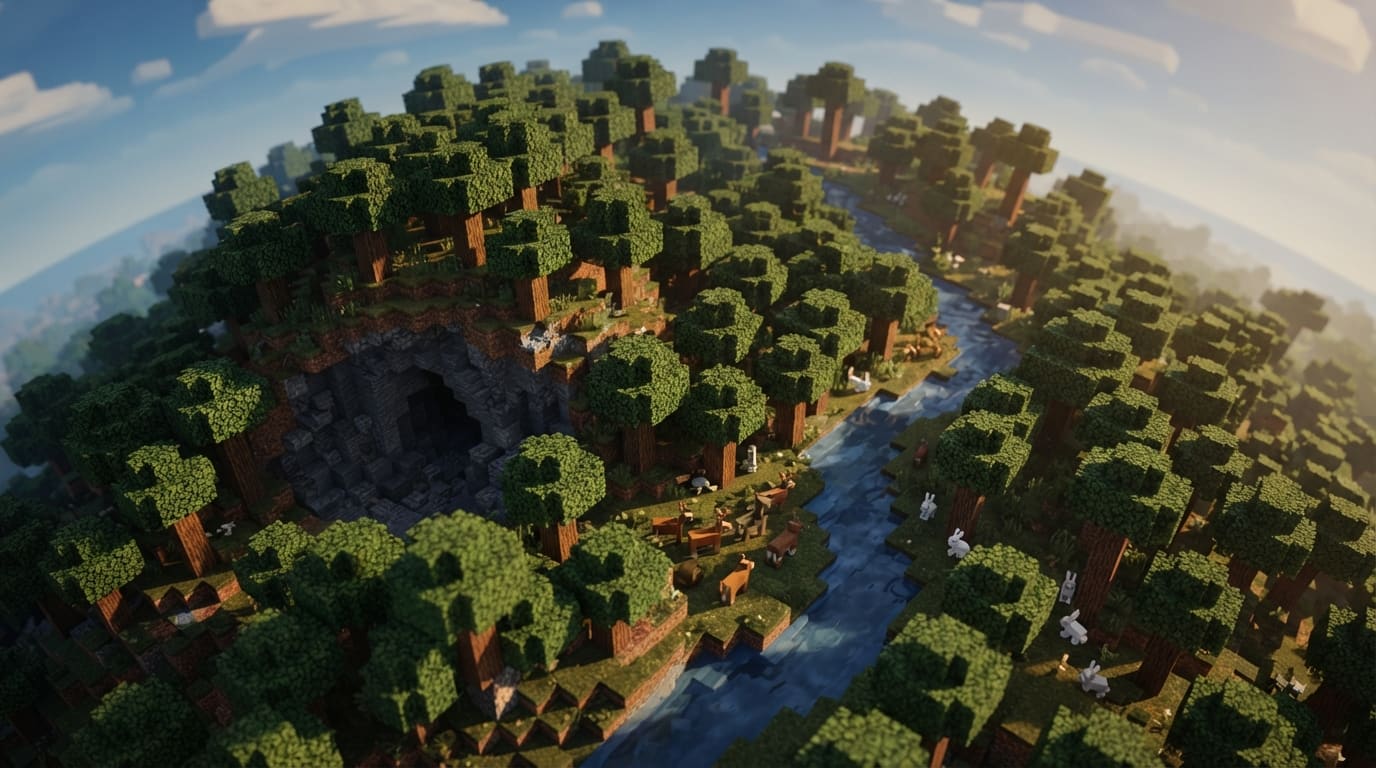 Deep Forest and Cave Zone