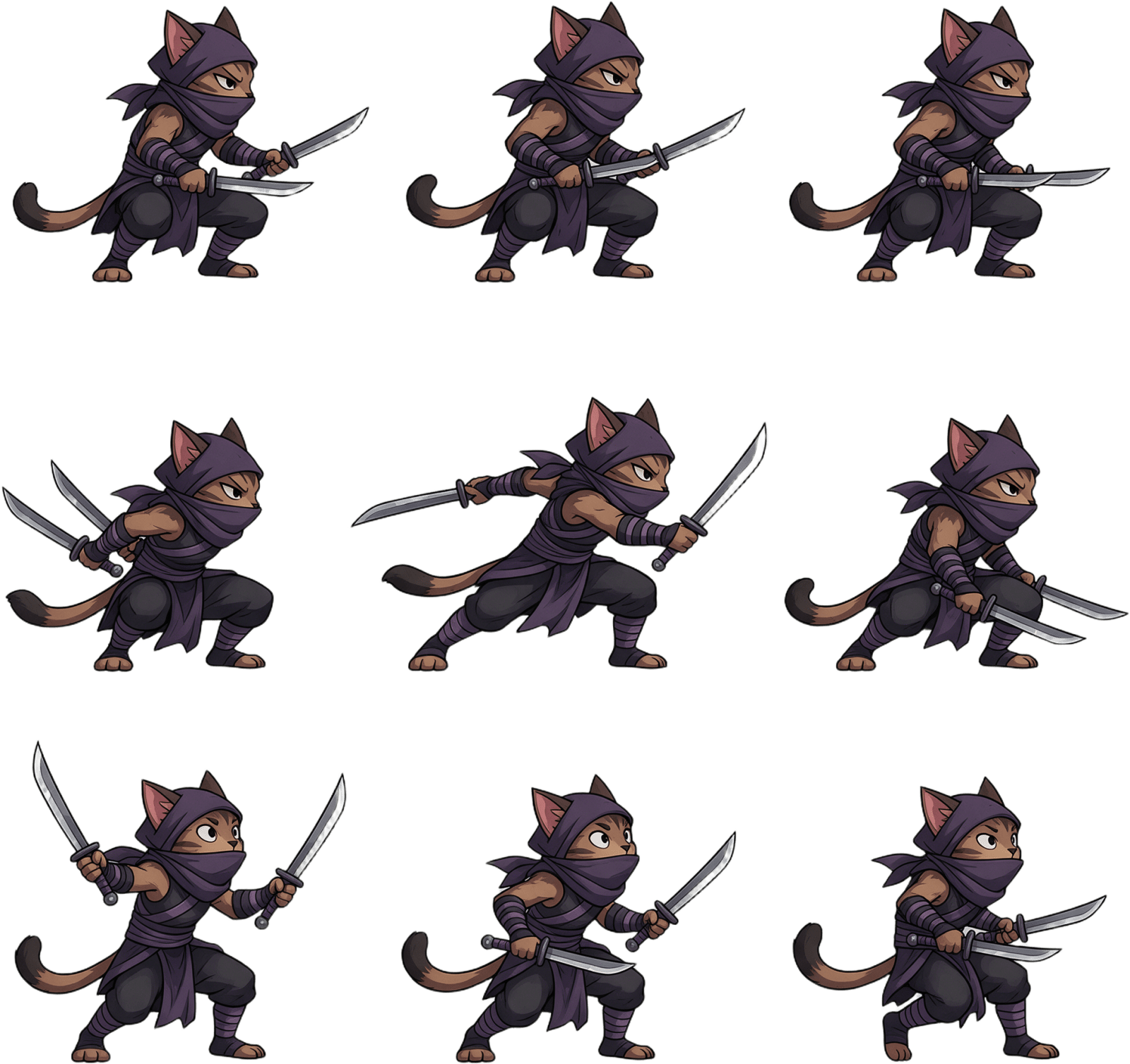 Rin sprite sheet