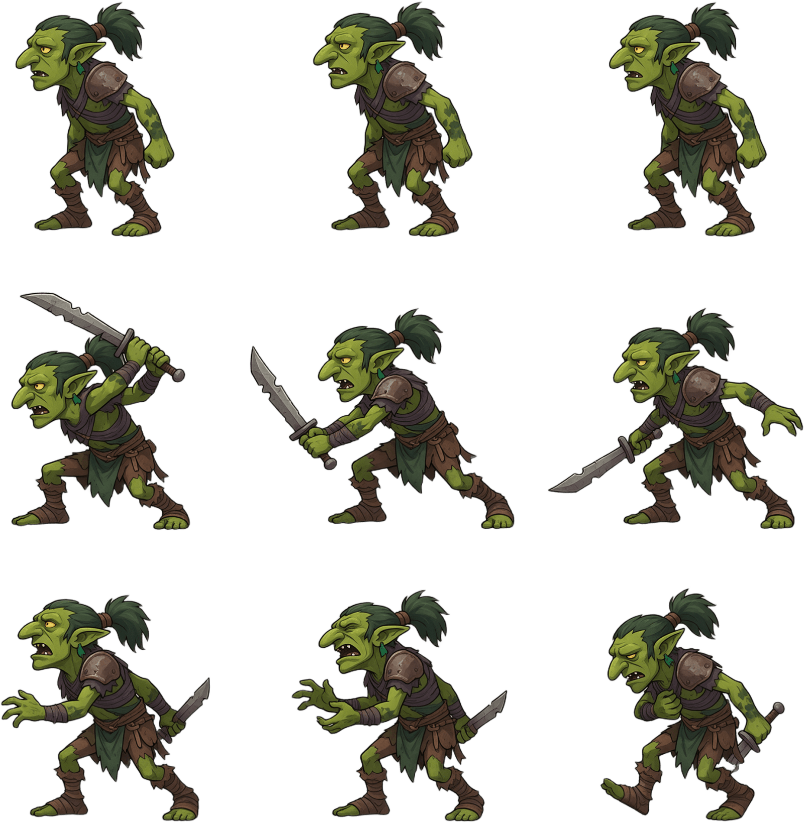 Goblin sprite sheet